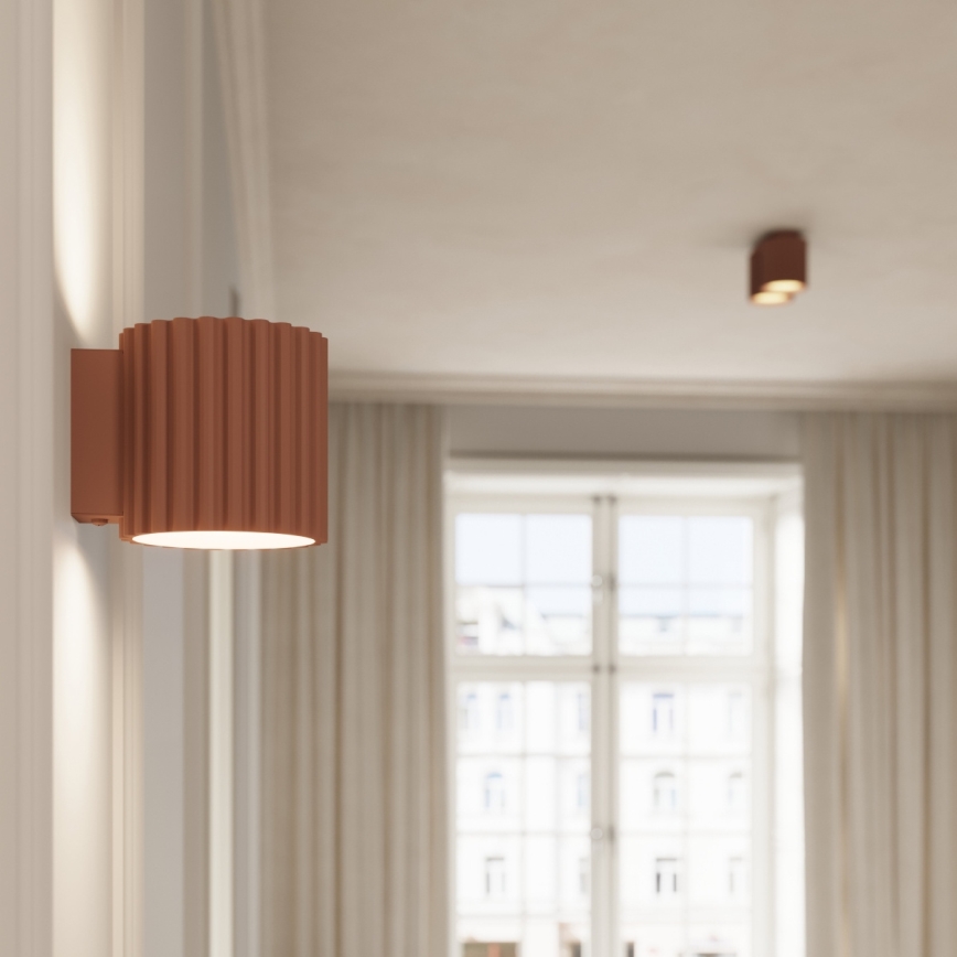 Aplique de pared AURA 1xG9/10W/230V marrón