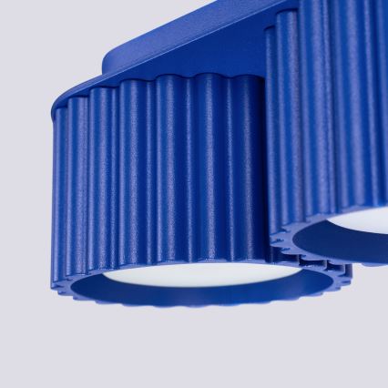 Foco orientable AURA 2xGX53/10W/230V azul
