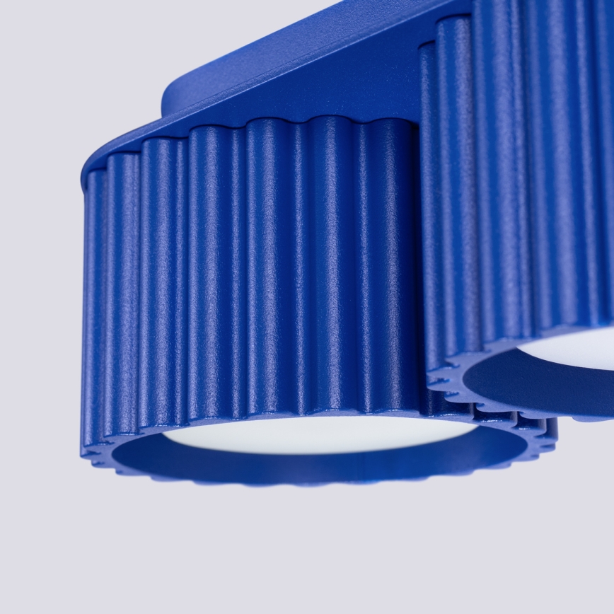 Foco orientable AURA 2xGX53/10W/230V azul