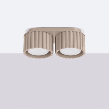 Foco orientable AURA 2xGX53/10W/230V taupe