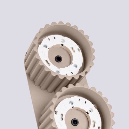 Foco orientable AURA 2xGX53/10W/230V taupe
