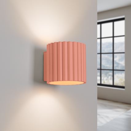 Aplique de pared AURA 1xG9/10W/230V rosa
