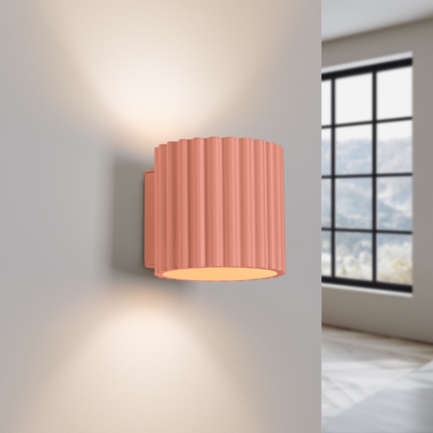Aplique de pared AURA 1xG9/10W/230V rosa