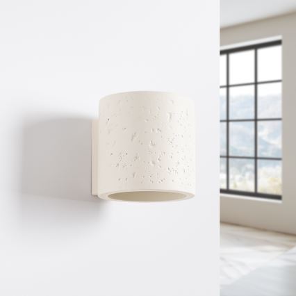 Foco de pared ORBIS 1xG9/8W/230V hormigón/crema