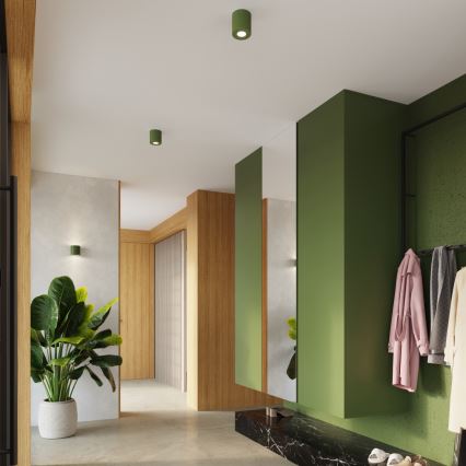 Foco ORBIS 1xGU10/10W/230V hormigón/verde