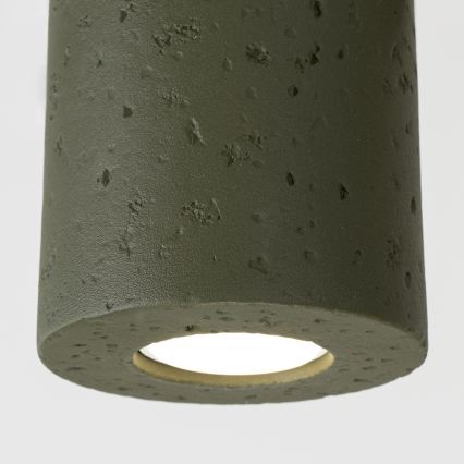 Foco ORBIS 1xGU10/10W/230V hormigón/verde