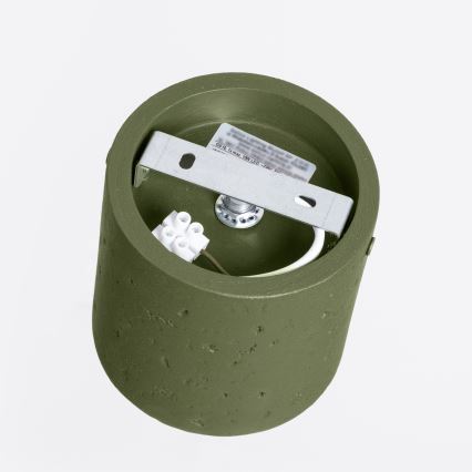 Foco ORBIS 1xGU10/10W/230V hormigón/verde