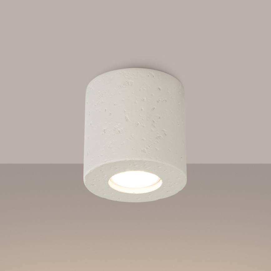 Foco orientable ORBIS 1xGU10/10W/230V hormigón/crema