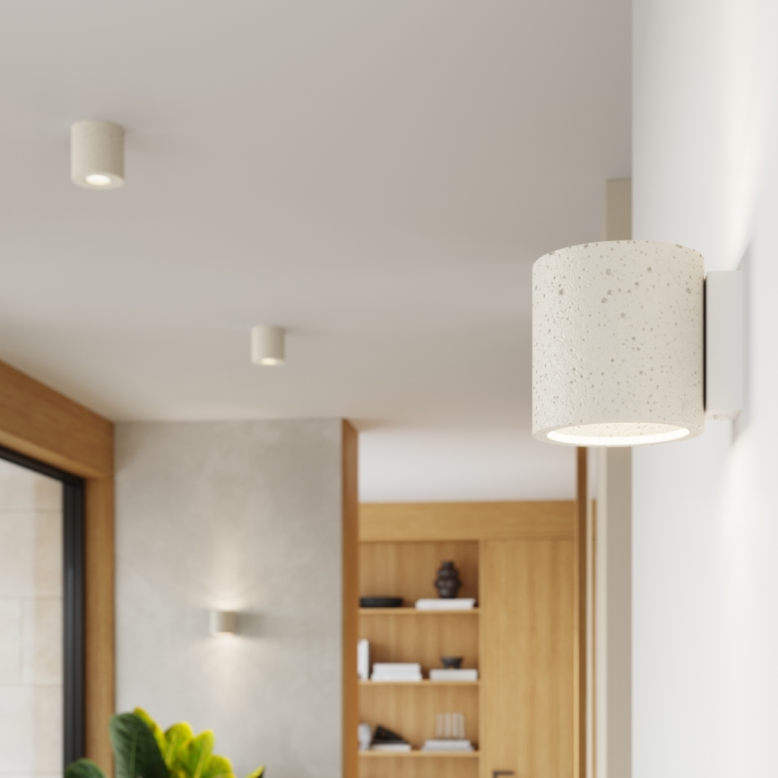 Foco orientable ORBIS 1xGU10/10W/230V hormigón/crema