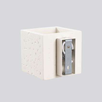Aplique de pared tipo spot QUAD 1xG9/8W/230V hormigón/crema