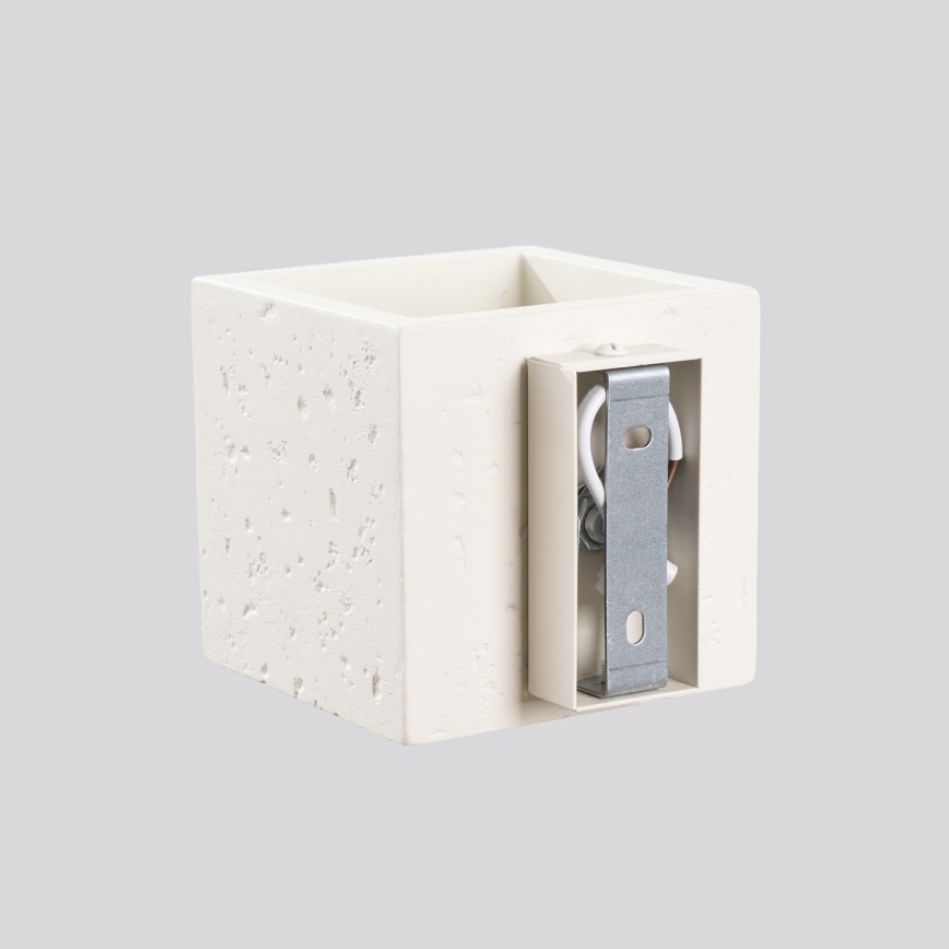 Aplique de pared tipo spot QUAD 1xG9/8W/230V hormigón/crema