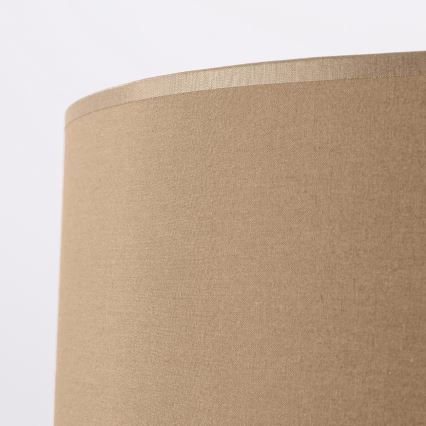 Lámpara colgante NEVIA con cable, 1x E27/15W/230V, Ø 40 cm, taupe