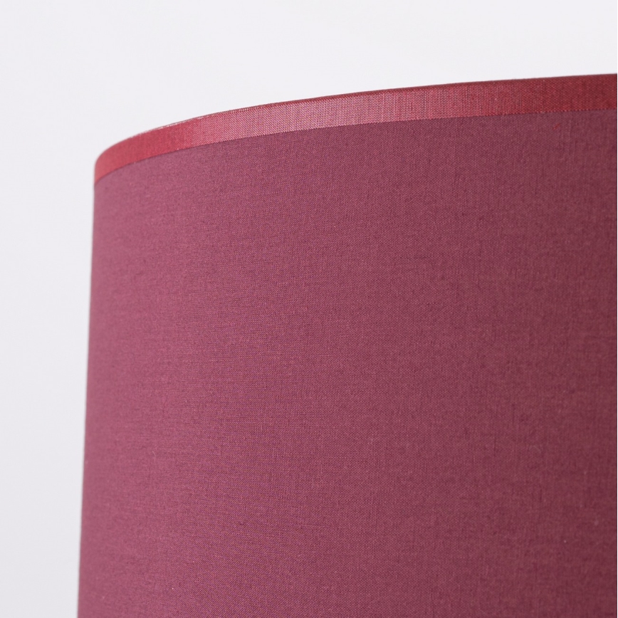 Lámpara colgante con cable NEVIA 1xE27/15W/230V Ø 40 cm roja