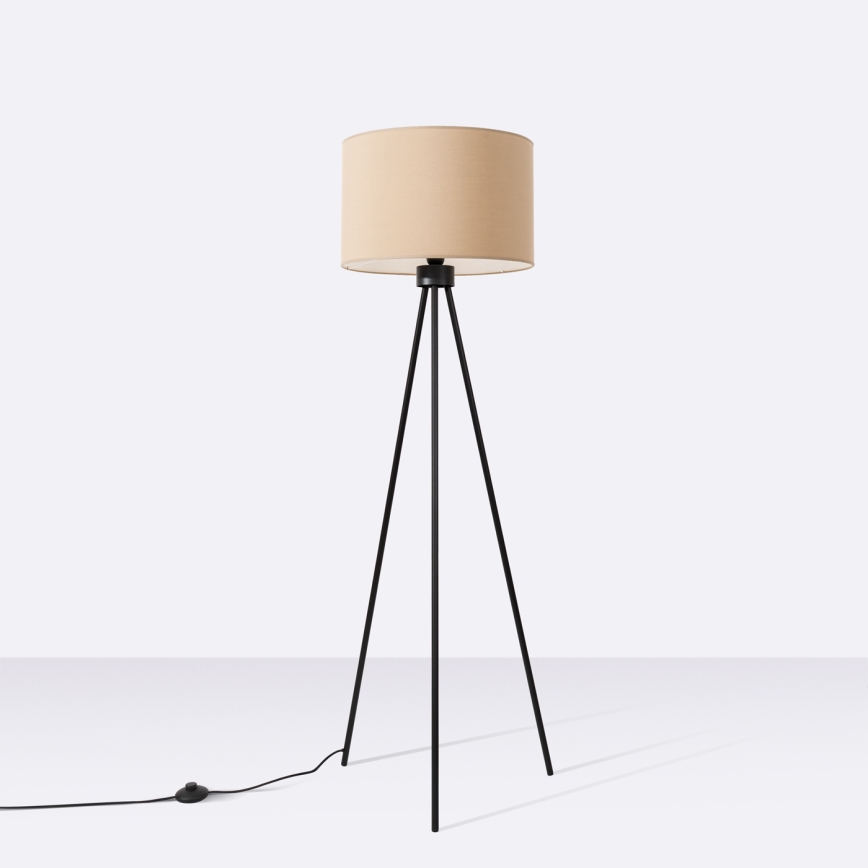 Lámpara de pie NEVIA 1xE27/15W/230V taupe