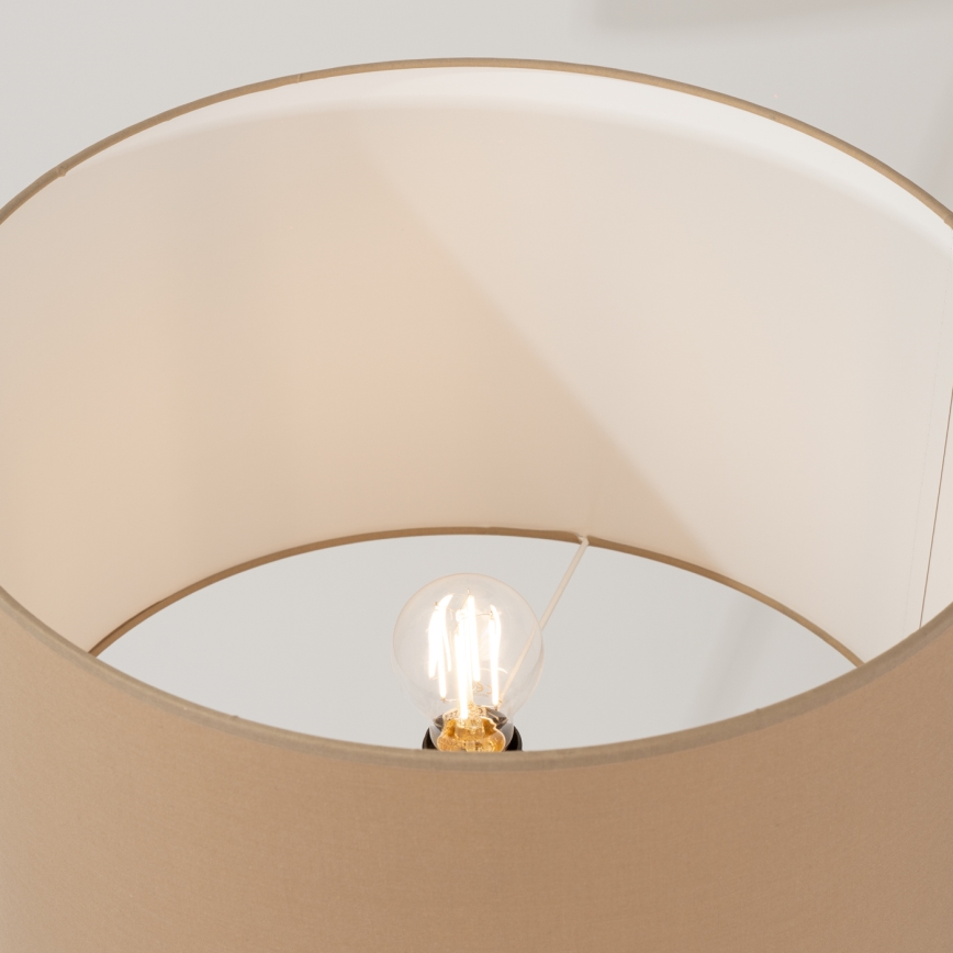Lámpara de pie NEVIA 1xE27/15W/230V taupe