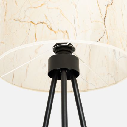 Lámpara de pie NEVIA 1xE27/15W/230V beige/decoración de mármol