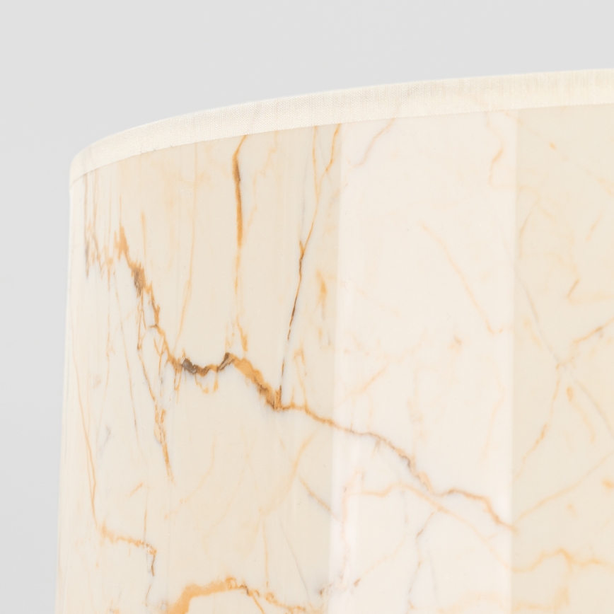 Lámpara de pie NEVIA 1xE27/15W/230V beige/decoración de mármol