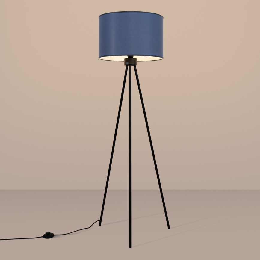 Lámpara de pie NEVIA 1xE27/15W/230V azul