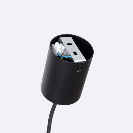 Lámpara colgante con cable MULA 1xE27/15W/230V Ø 27 cm color crema