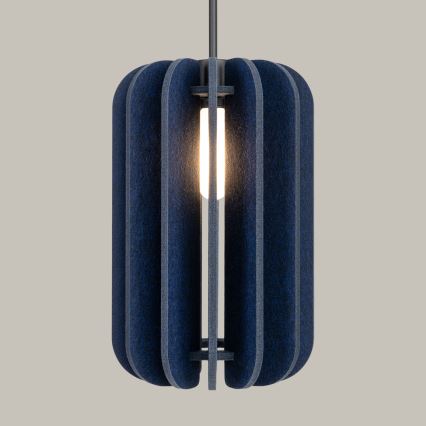 Lámpara colgante con cable MULA 1xE27/15W/230V Ø 27 cm azul