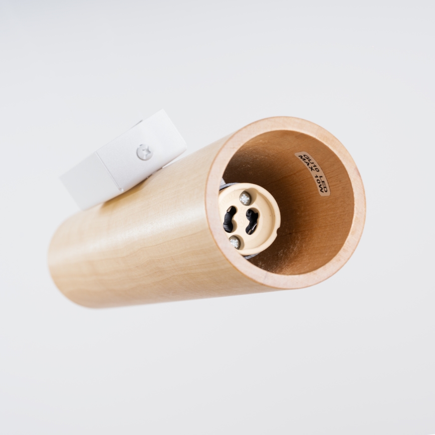 Aplique de pared LINO 2xGU10/10W/230V de haya