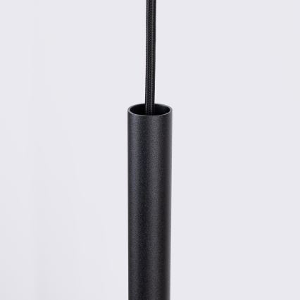 Lámpara colgante con cable FELTRO 1xG9/8W/230V negra/crema