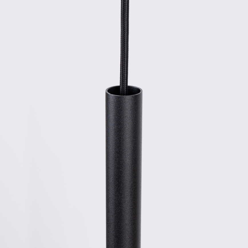 Lámpara colgante con cable FELTRO 1xG9/8W/230V negra/crema