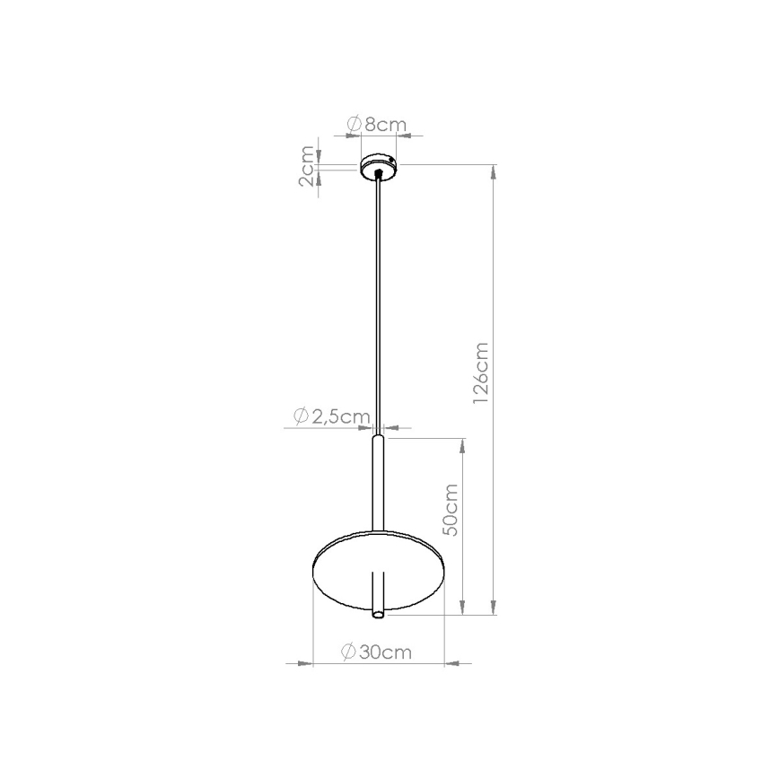 Lámpara colgante con cable FELTRO 1xG9/8W/230V negra/crema