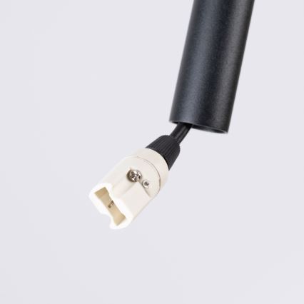 Lámpara colgante con cable FELTRO 1xG9/8W/230V negro/azul