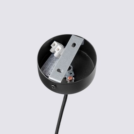 Lámpara colgante con cable FELTRO 1xG9/8W/230V negro/azul