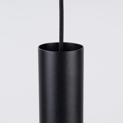 Lámpara colgante con cable PELTA 1xGU10/10W/230V negro/amarillo