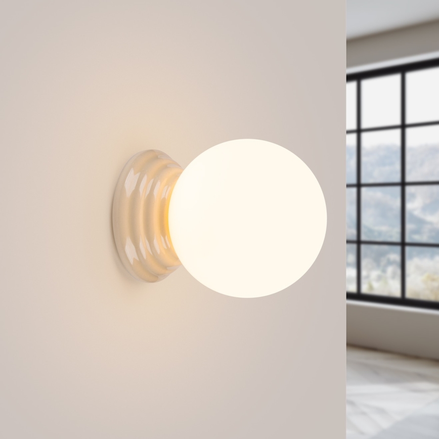 Aplique de pared para baño ZORI 1xG9/8W/230V IP44 beige