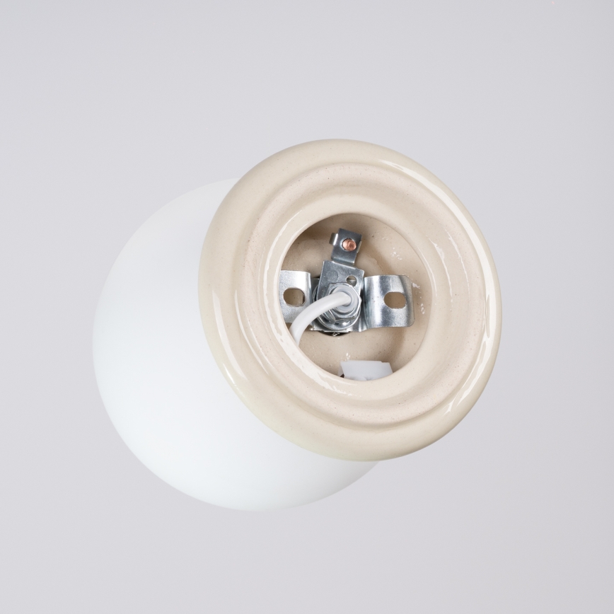 Aplique de pared para baño ZORI 1xG9/8W/230V IP44 beige