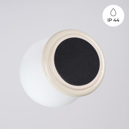 Aplique de pared para baño ZORI 1xG9/8W/230V IP44 beige