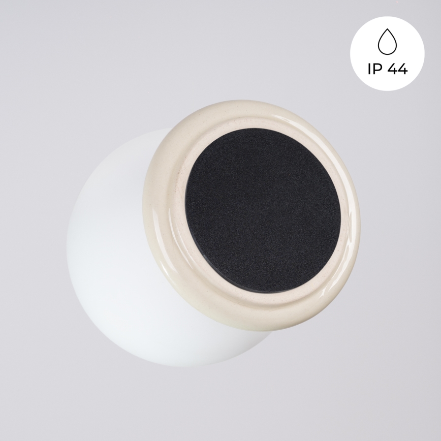 Aplique de pared para baño ZORI 1xG9/8W/230V IP44 beige