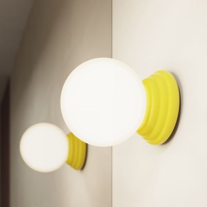 Aplique de pared para baño ZORI 1xG9/8W/230V IP44 amarillo