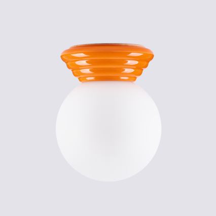 Aplique de pared para baño ZORI 1xG9/8W/230V IP44 naranja