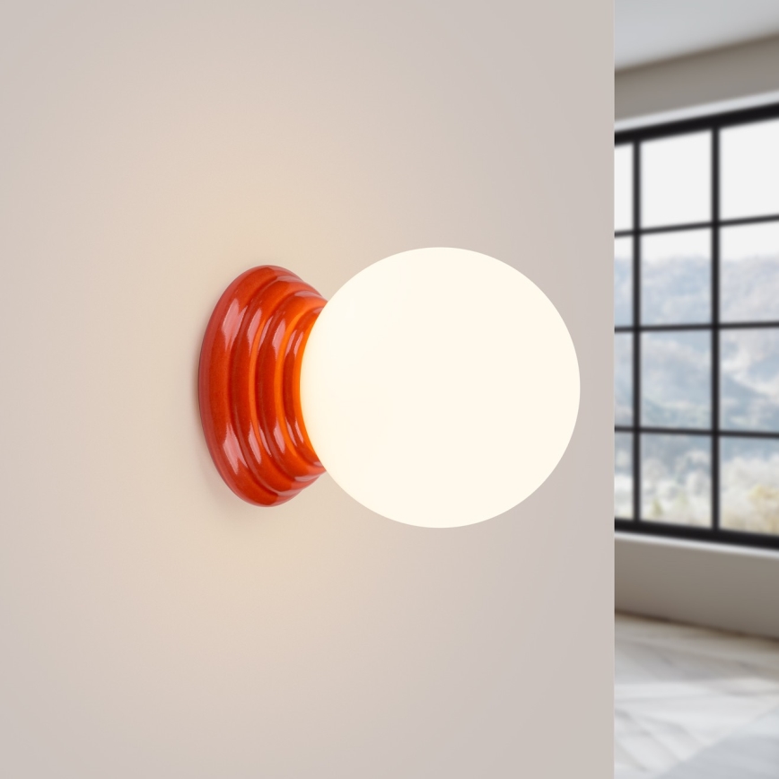 Aplique de pared para baño ZORI 1xG9/8W/230V IP44 rosa