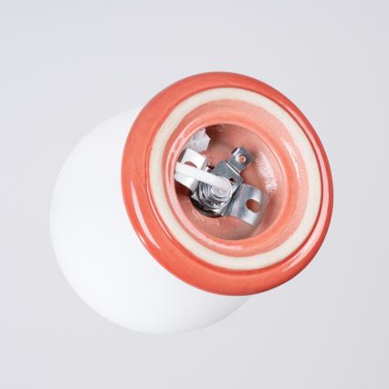 Aplique de pared para baño ZORI 1xG9/8W/230V IP44 rosa