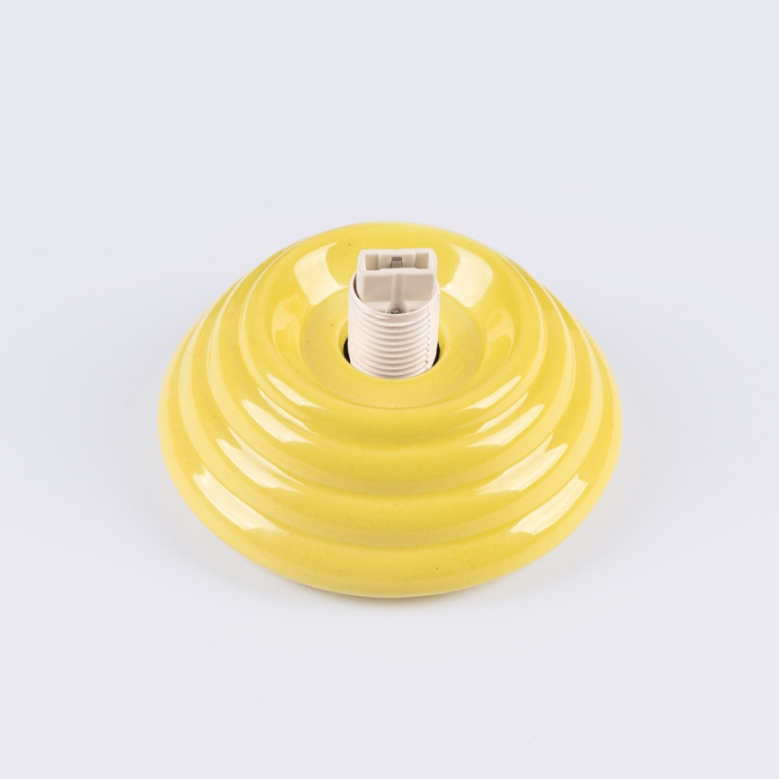 Lámpara de techo para baño ZORI 1xG9/8W/230V Ø 12 cm IP44 amarilla