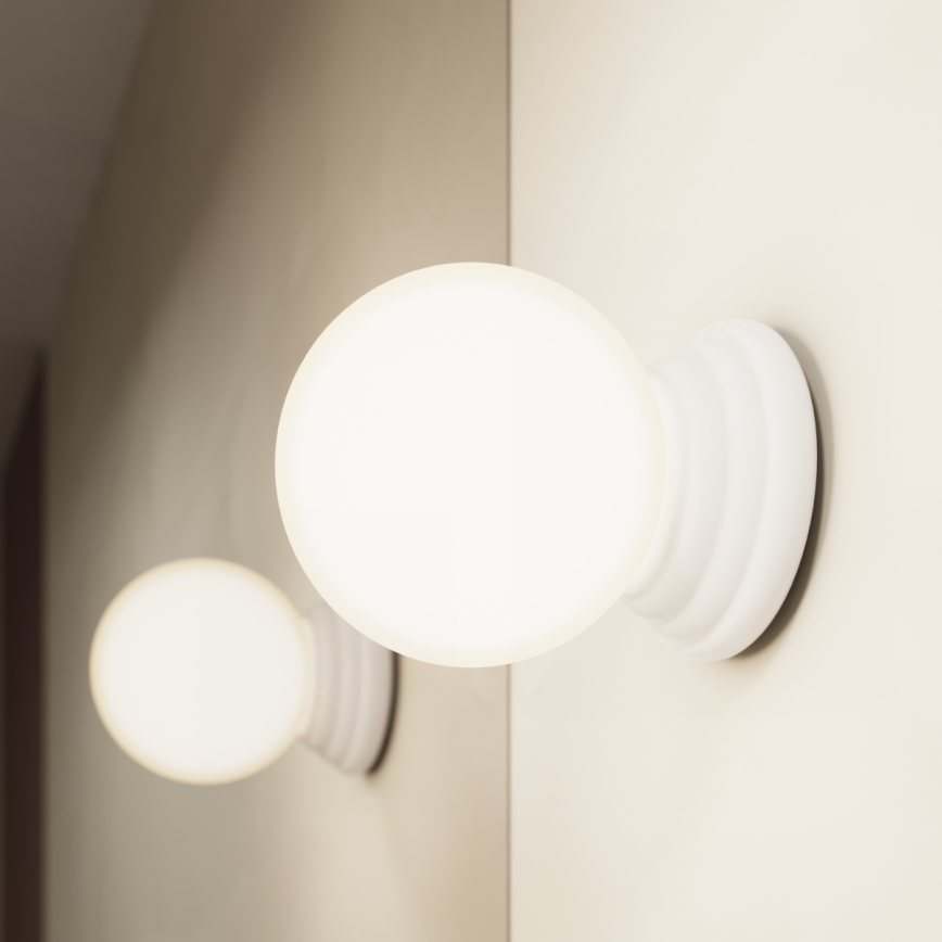 Aplique de pared para baño ZORI 1xG9/8W/230V IP44 blanco