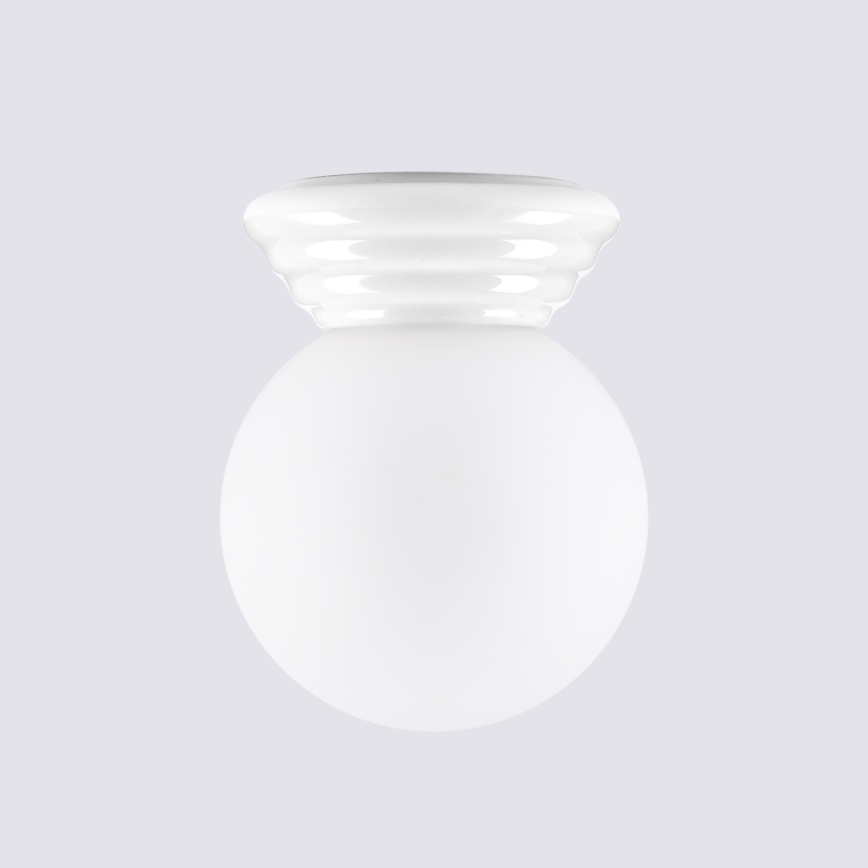 Lámpara de techo para baño ZORI 1xG9/8W/230V Ø 12 cm IP44 blanca