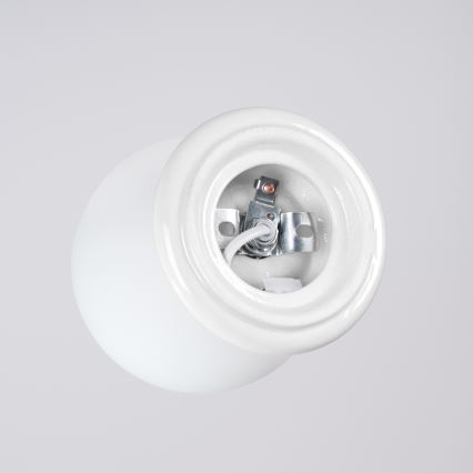 Lámpara de techo para baño ZORI 1xG9/8W/230V Ø 12 cm IP44 blanca