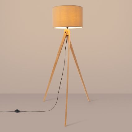 Lámpara de pie NATT 1xE27/15W/230V taupe