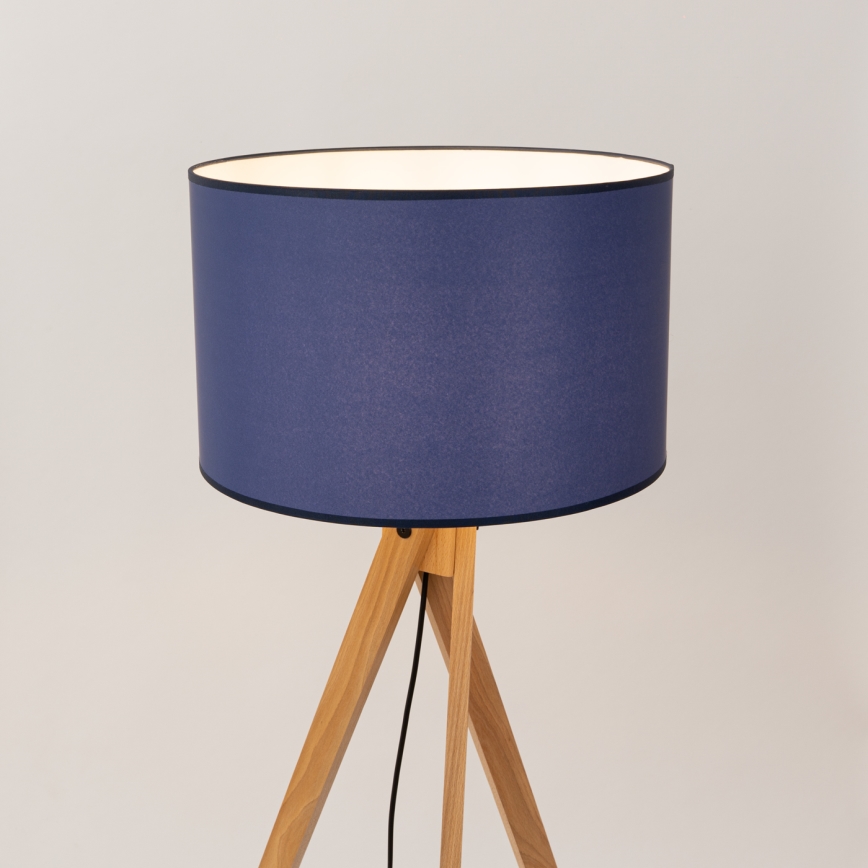 Lámpara de pie NATT 1xE27/15W/230V azul