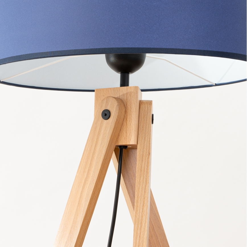 Lámpara de pie NATT 1xE27/15W/230V azul