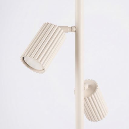 Lámpara de pie KARBON 3xGU10/10W/230V color crema