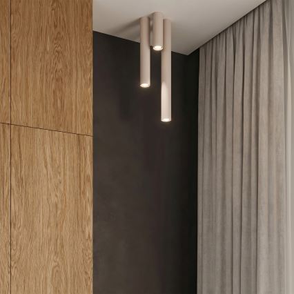Foco LAGOS 1xGU10/10W/230V, 10 cm, crema