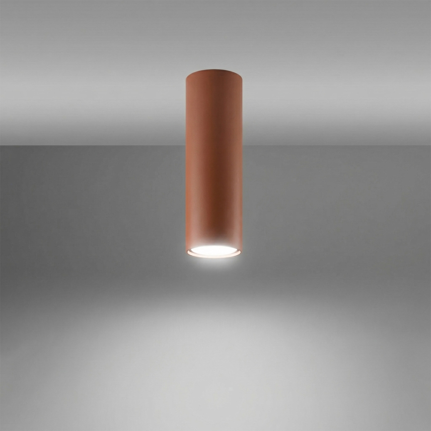 Foco LAGOS 1xGU10/10W/230V 20 cm marrón