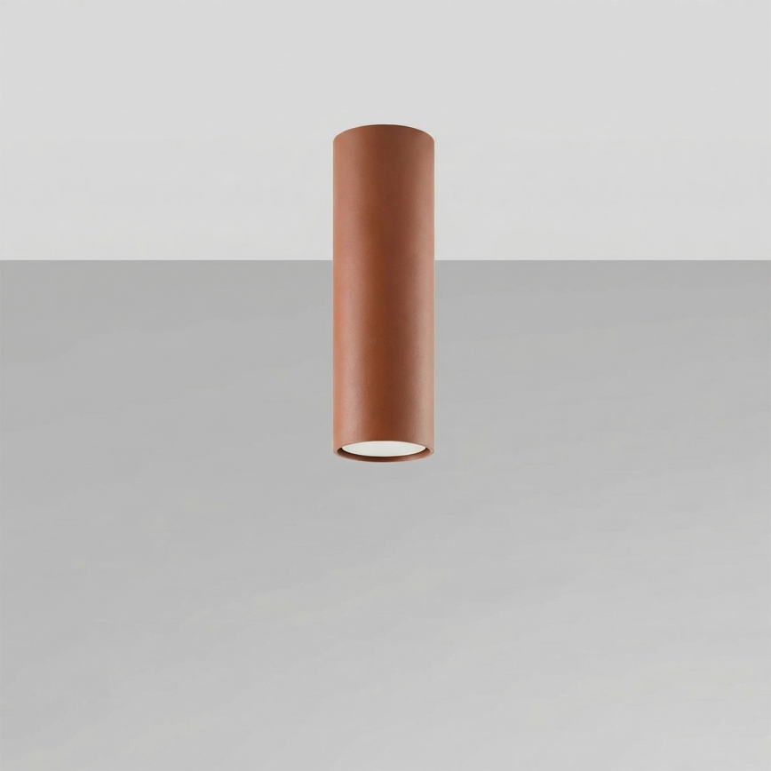 Foco LAGOS 1xGU10/10W/230V 20 cm marrón